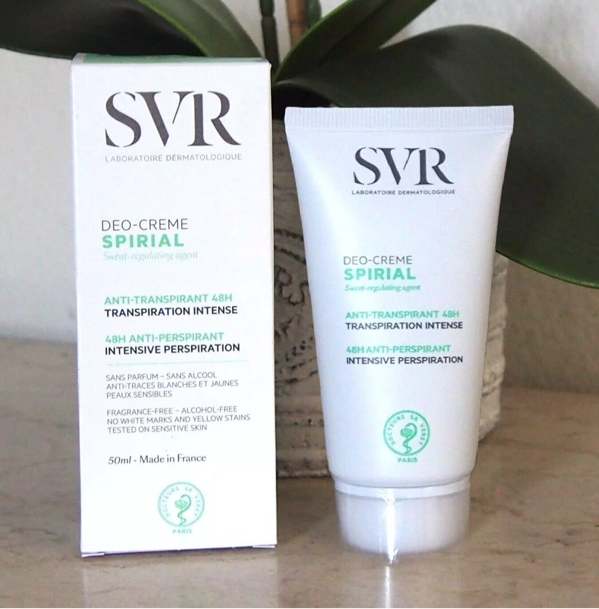 SVR Spirial 48H Anti-Perspirant Deodorant Cream for Sensitive Skin 50ml