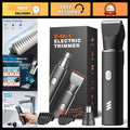 Waterproof Body Hair Trimmer for Men - Rechargeable Electric Grooming Razor for Groin, Chest, & Body