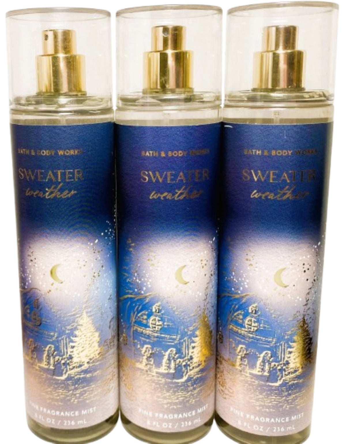 Set of 3 Sweater Weather Fine Fragrance Mists - 8 Fl Oz Each