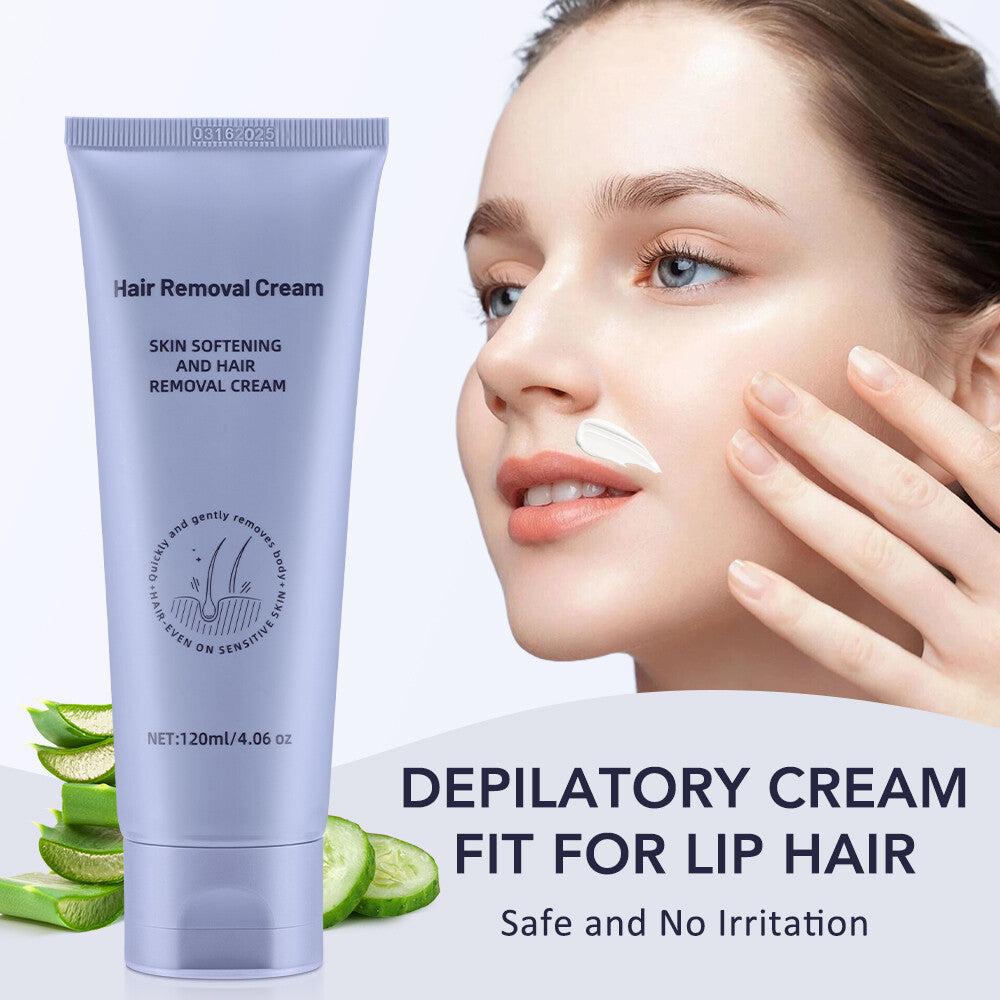 Painless Body Hair Removal Cream for Sensitive Skin - Multiple Quantities