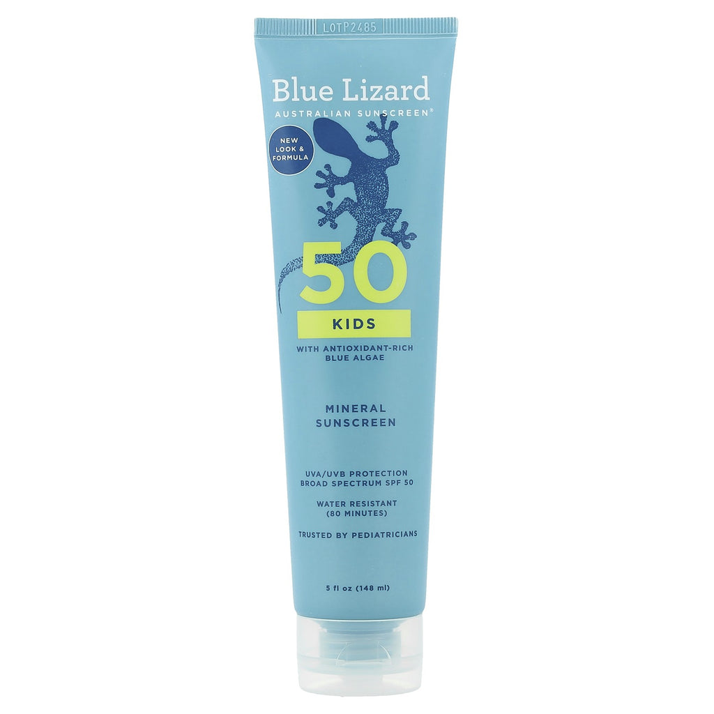 Kids Mineral Sunscreen SPF 50 - Water Resistant, Natural UVA/UVB Protection - 5 fl oz