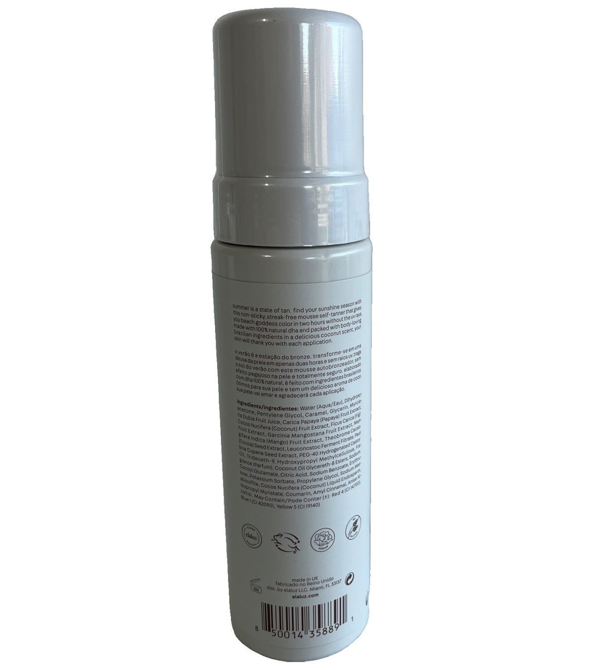 Self Tanning Mousse for Body - Natural Golden Tan - 6.7 oz
