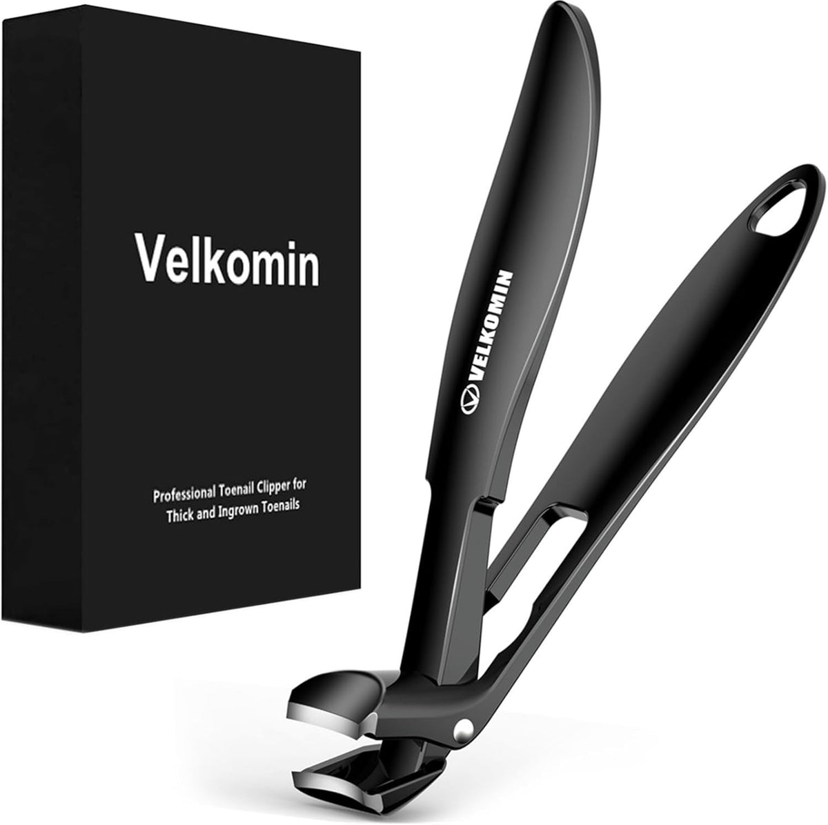 Heavy-Duty Toenail Clippers for Seniors - Wide Jaw & Ultra-Sharp Angled Head