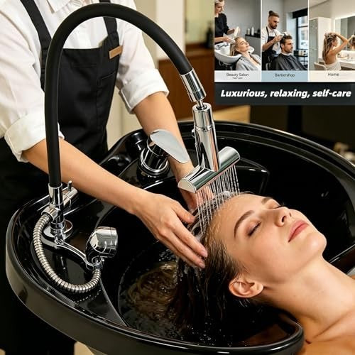 Spa Shampoo Bowl Attachment - Professional Hair Wash Station Accessory