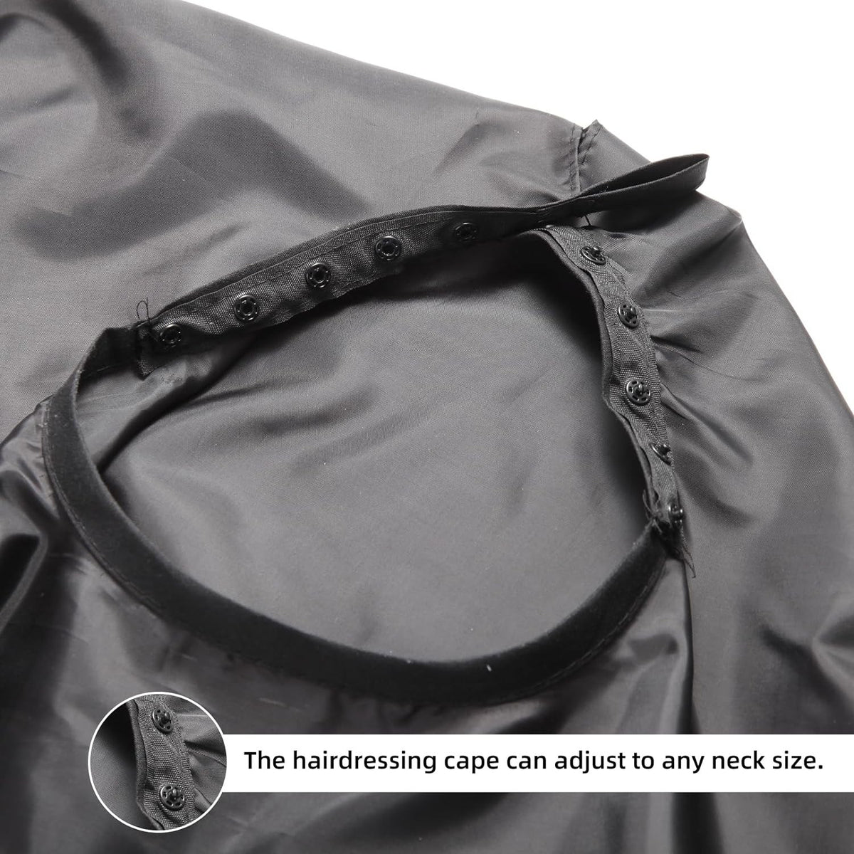 Waterproof Hair Cutting Cape Salon Barbershop Hairdressing Cape Black