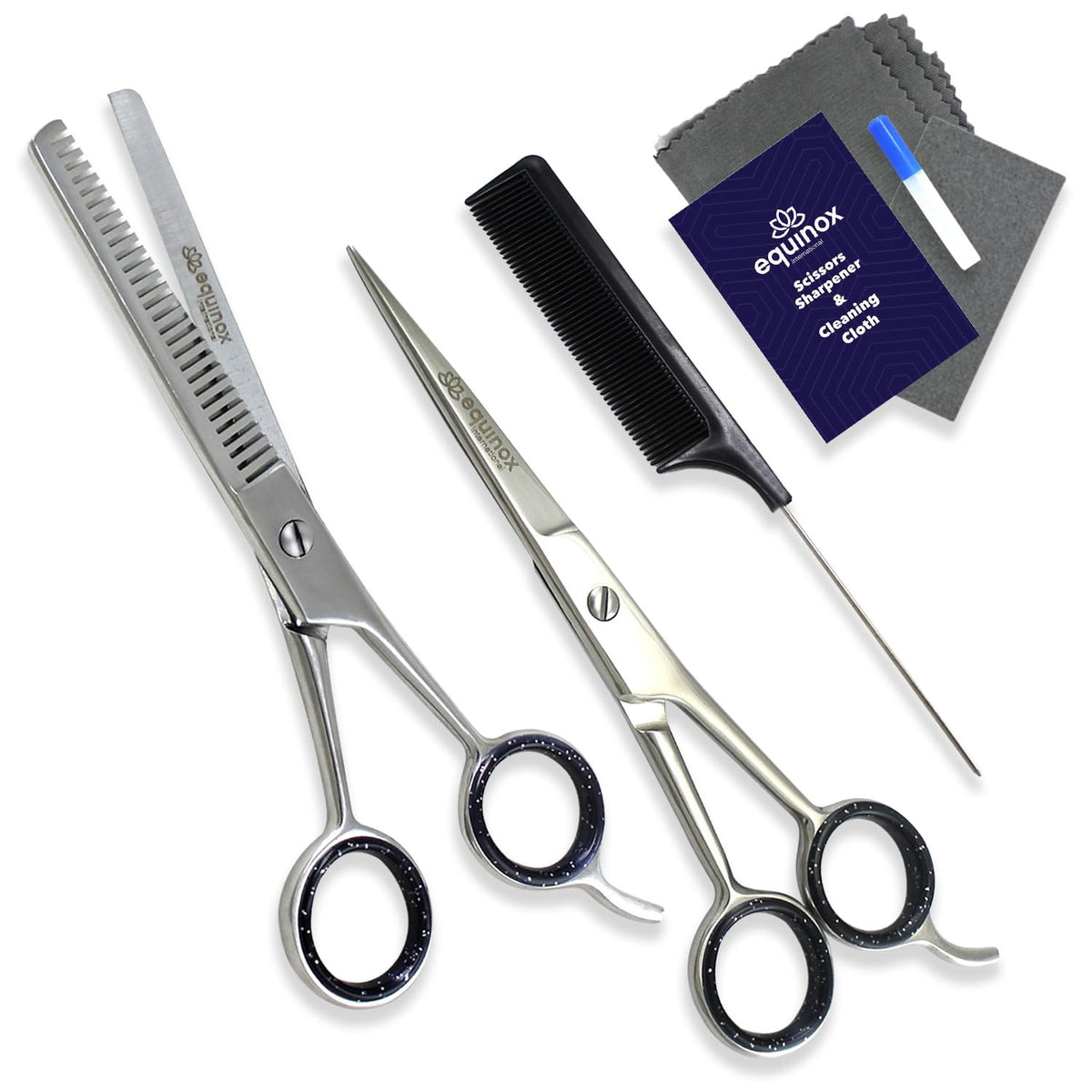 Professional Hair Cutting Scissors Set - Blending Shears for Hair Styling