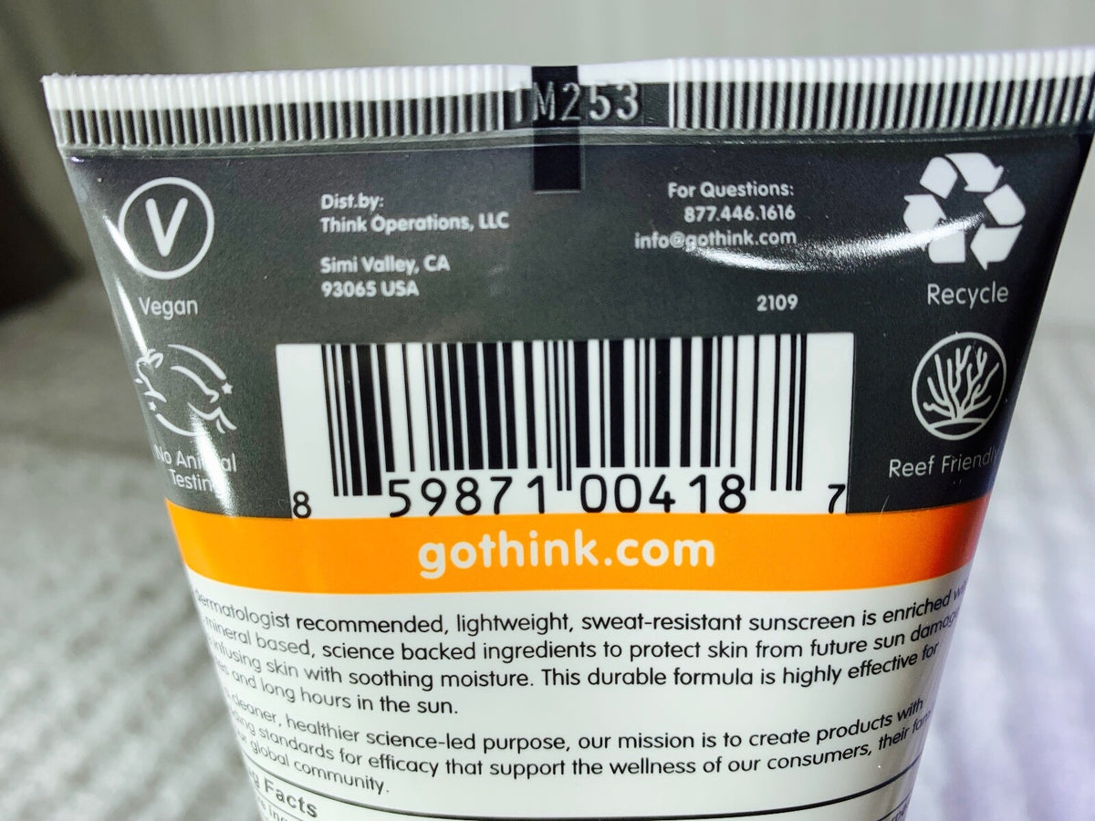 Sport Sunscreen SPF 50 - Water-Resistant, Reef Friendly, 6 fl oz