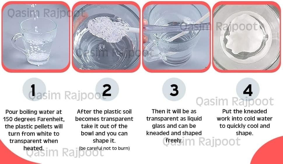 Teeth Repair Beads - DIY Tooth Filling Moldable Thermoplastic - 4 Pack