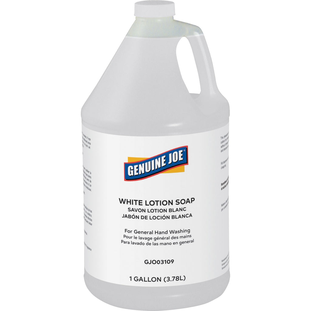 Genuine Joe Liquid Hand Soap Refill - Gentle, Scented, Softening Dispenser