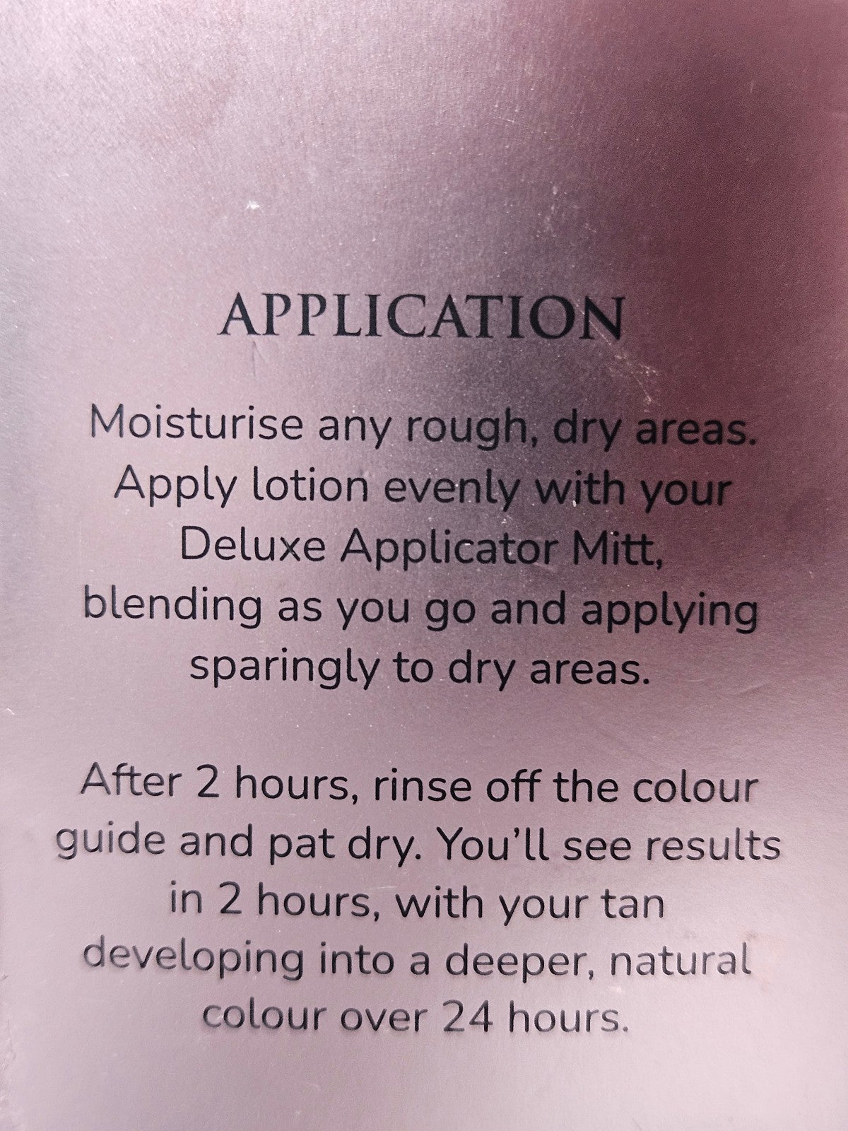 Dark Tanning Lotion - 2 HR Express Self Tanner 3.3 oz - Torn Box