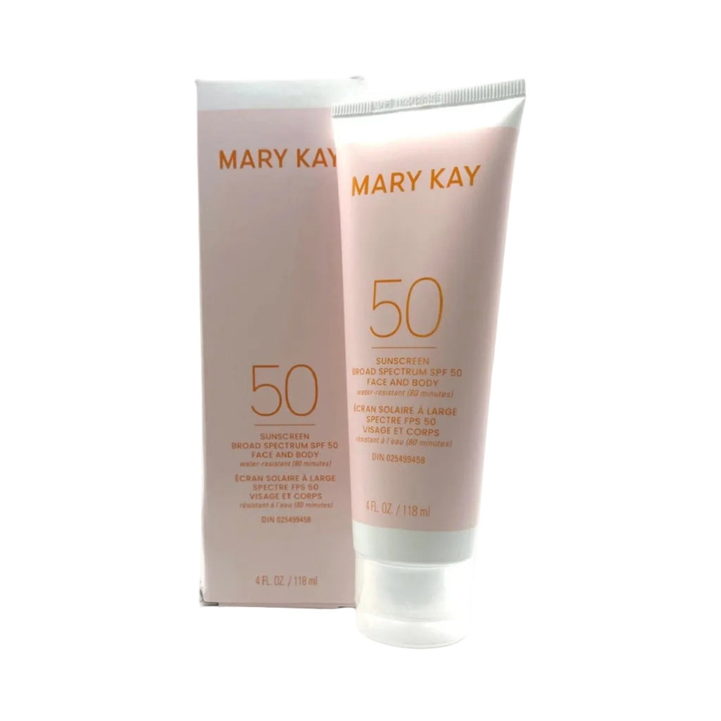 Broad Spectrum SPF 50 Sunscreen for Face & Body - 2 Pack, 4 Fl Oz Each
