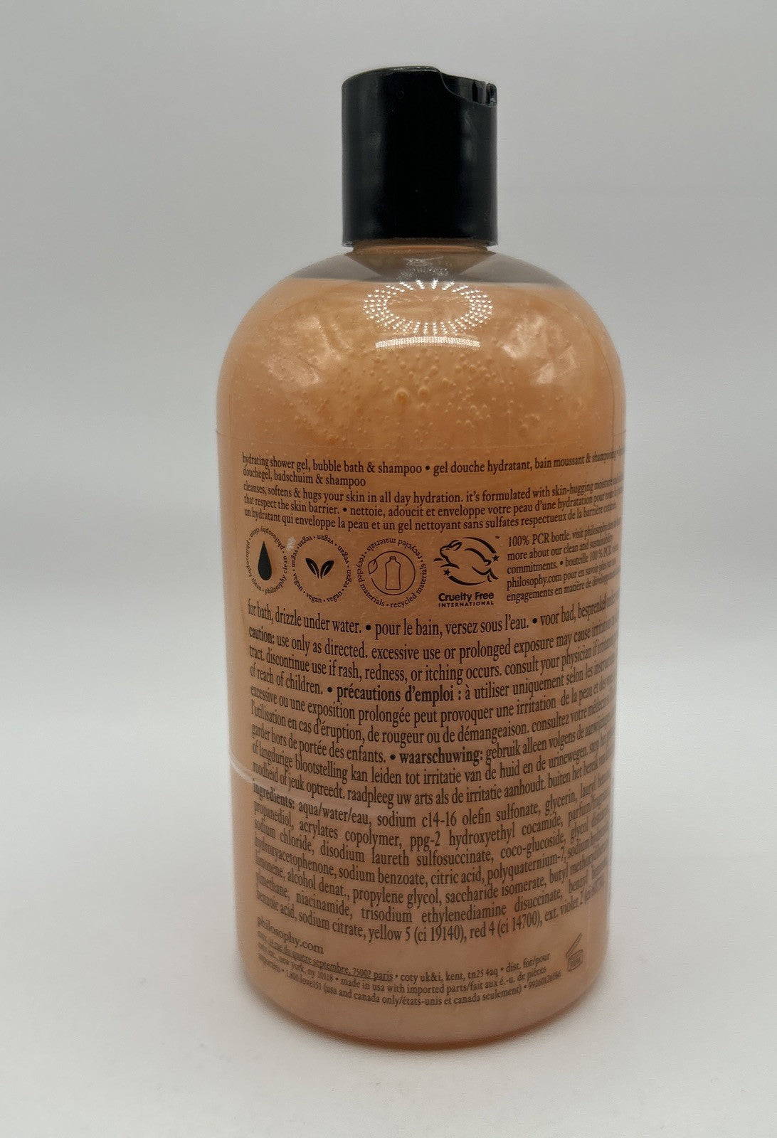 Mandarin Mimosa Hydrating Shower Gel - 16 oz Body Wash & Bubble Bath