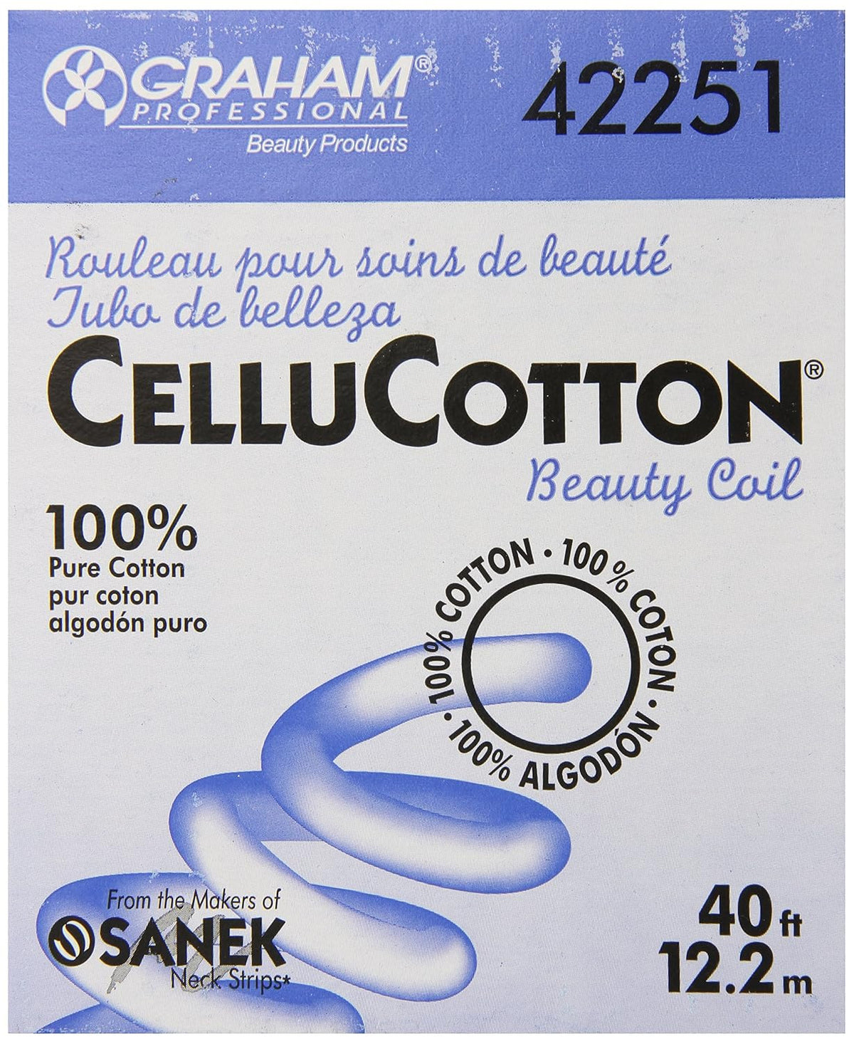 Cotton Beauty Coil 40 Feet for Facials, Skin Care & Manicures