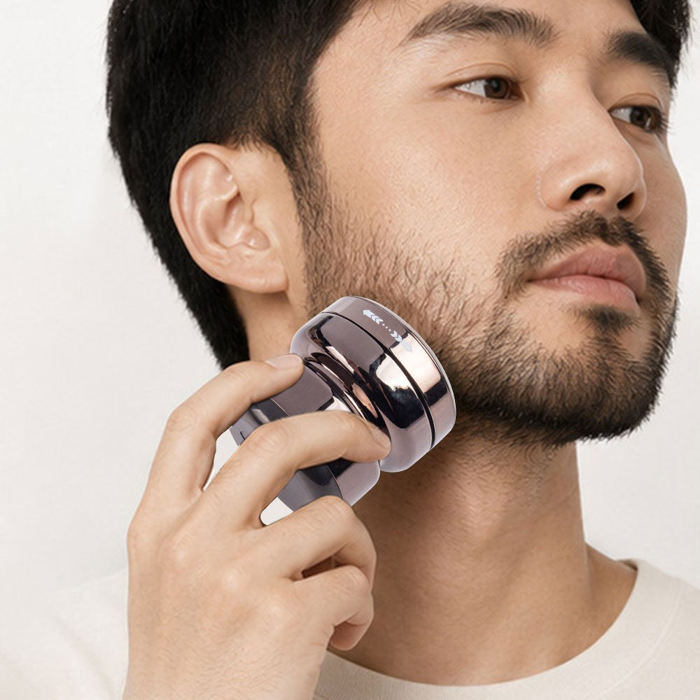 2-in-1 Electric Bald Head Shaver & Beard Trimmer with Digital Display