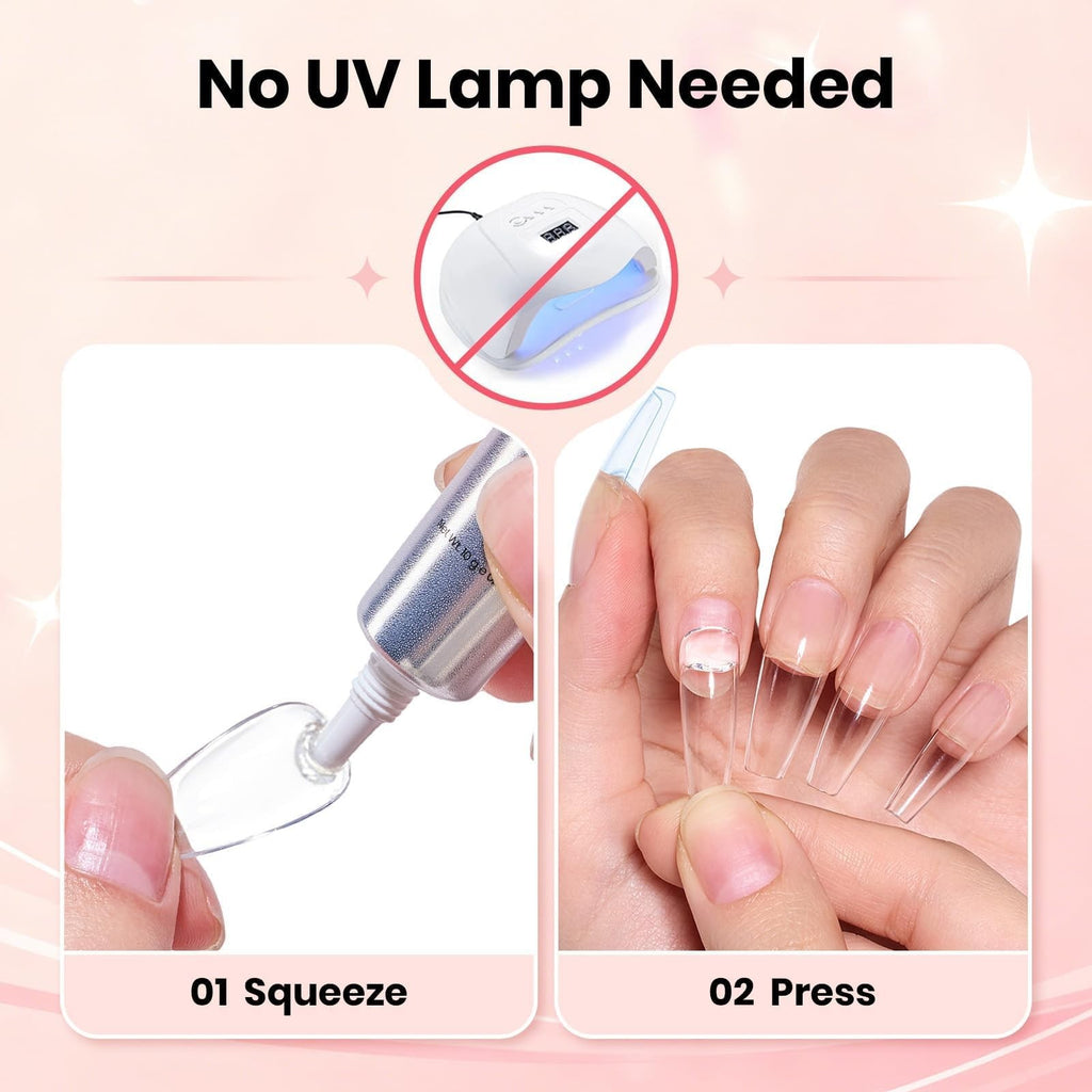 Super Strong Nail Glue 10g for Press-On & Acrylic Nails - No UV Needed