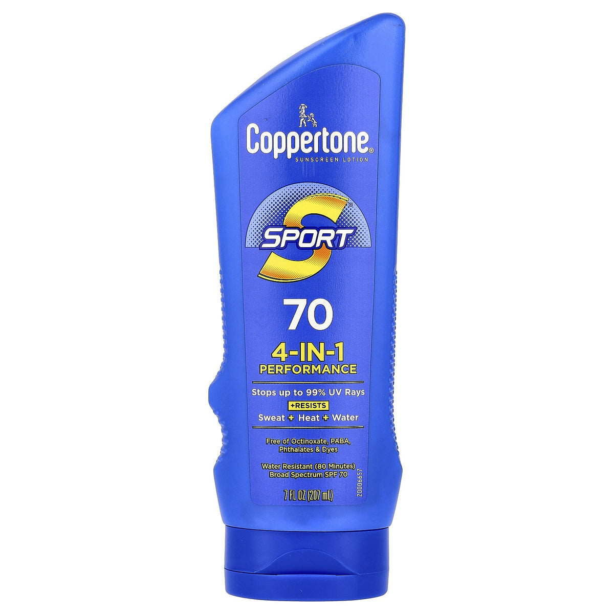 SPF 70 Water-Resistant Sunscreen Lotion - 7 fl oz (207 ml) for Sports & Outdoor Use