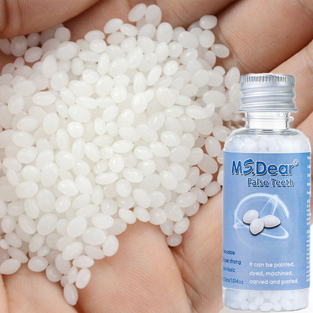 Teeth Repair Beads for Loose Tooth Fixing - Temporary Dental Moldable Resin
