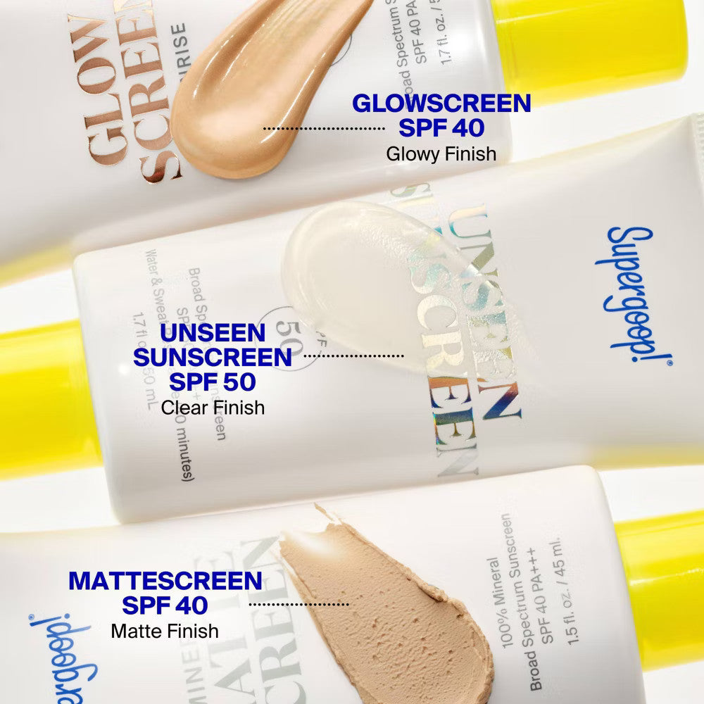 SPF 50 Clear Face Sunscreen - Invisible, Water-Resistant, Vegan & Non-Irritating