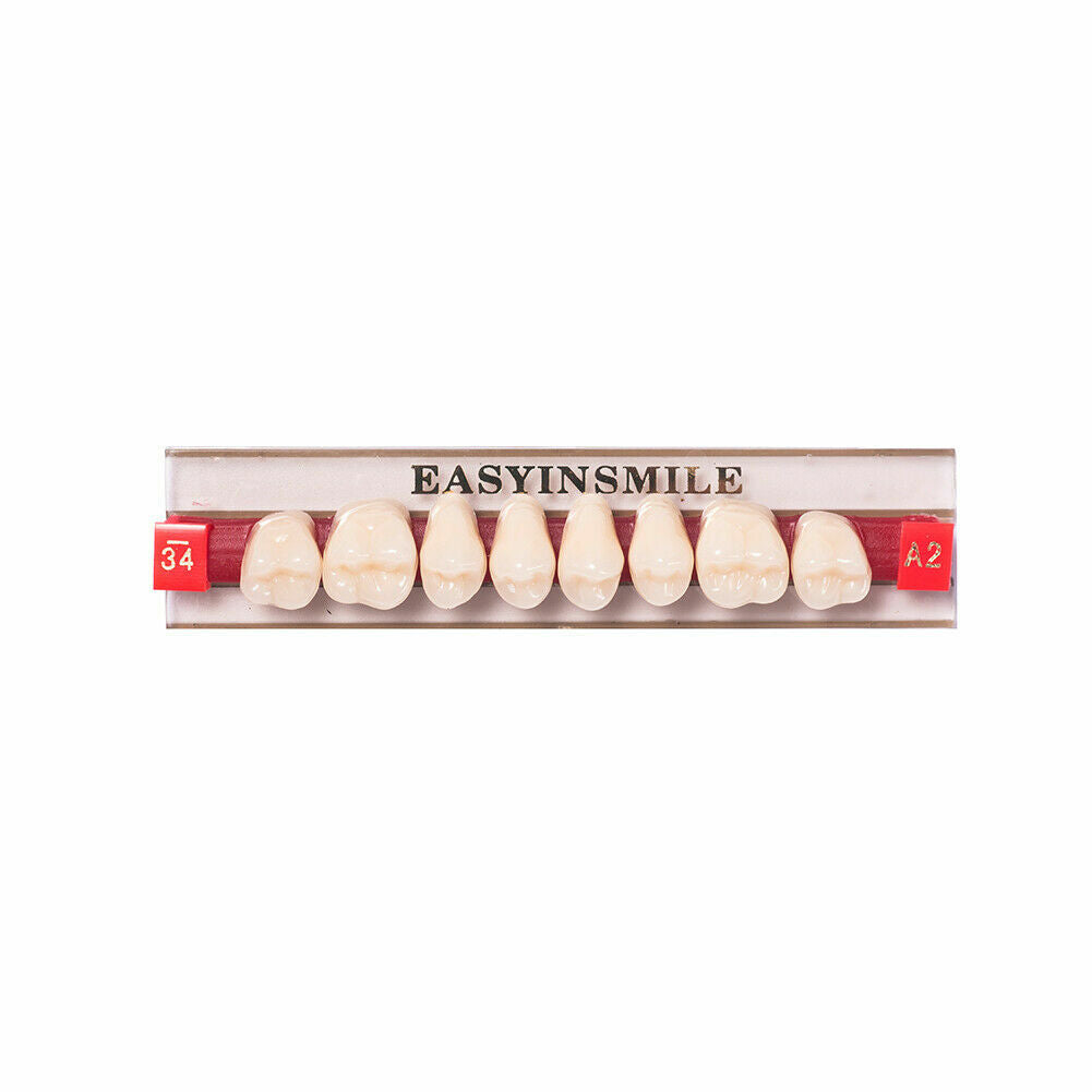 Complete Acrylic Resin Denture Teeth Set for Upper & Lower Full Mouth Restoration
