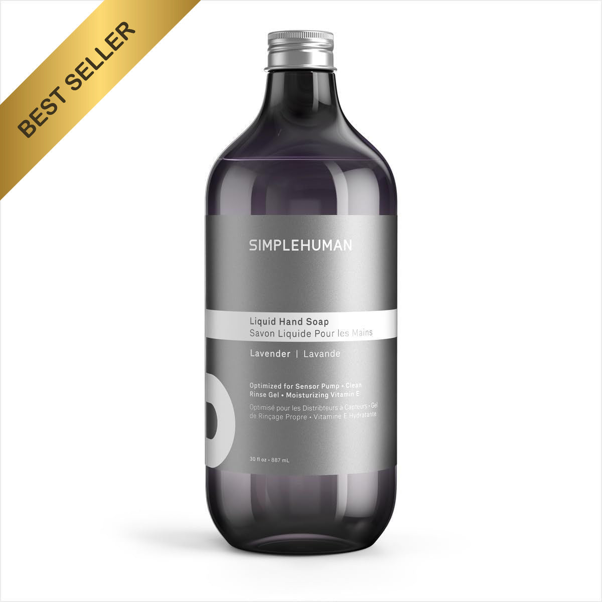 Simplehuman Lavender Liquid Hand Soap Refill 30 Fl Oz for Sensor Pump