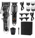 Men's Electric Hair Clippers Grooming Kit with Trimmer, USB Charging