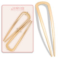 French Hair Pins U-Shaped Gold 2-Pack for Women & Girls - Elegant & Durable