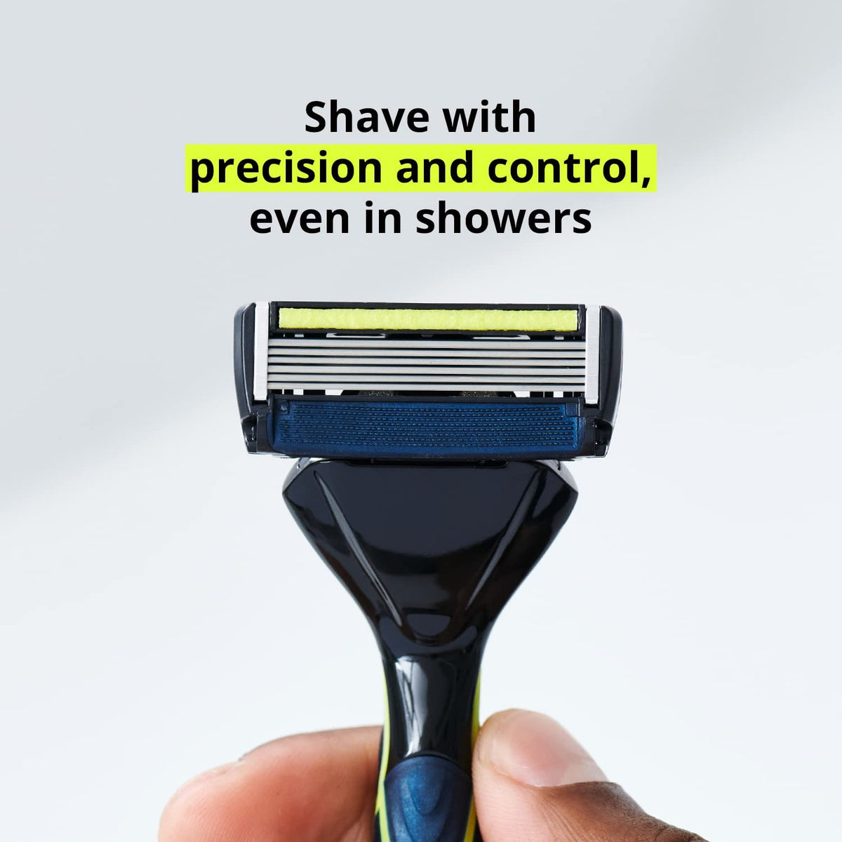 Six Blade Razor System with Interchangeable Heads - DORCO Pace 6 Sport, Olive