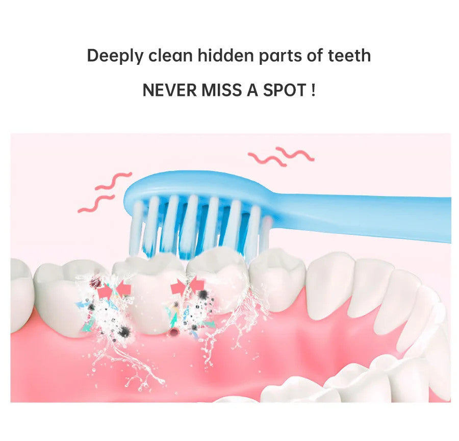 Electric Toothbrush with 5 Cleaning Modes, USB Rechargeable, Waterproof