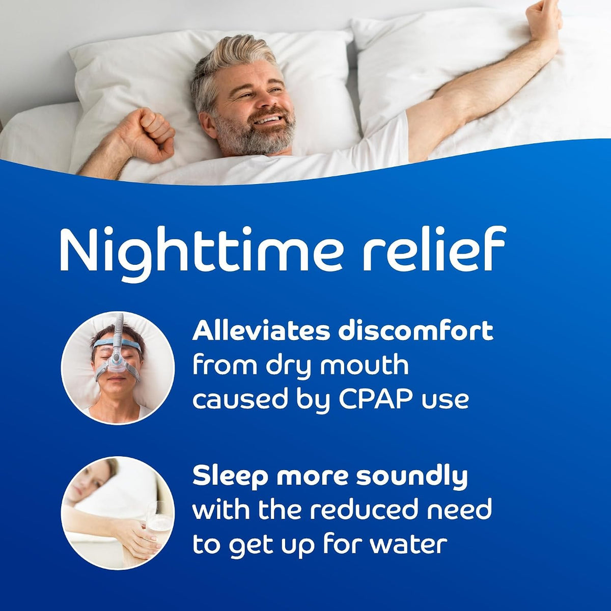 Dry Mouth Relief Discs - Moisturizing XyliMelts for Night & Day, Sugar-Free, 40 Count