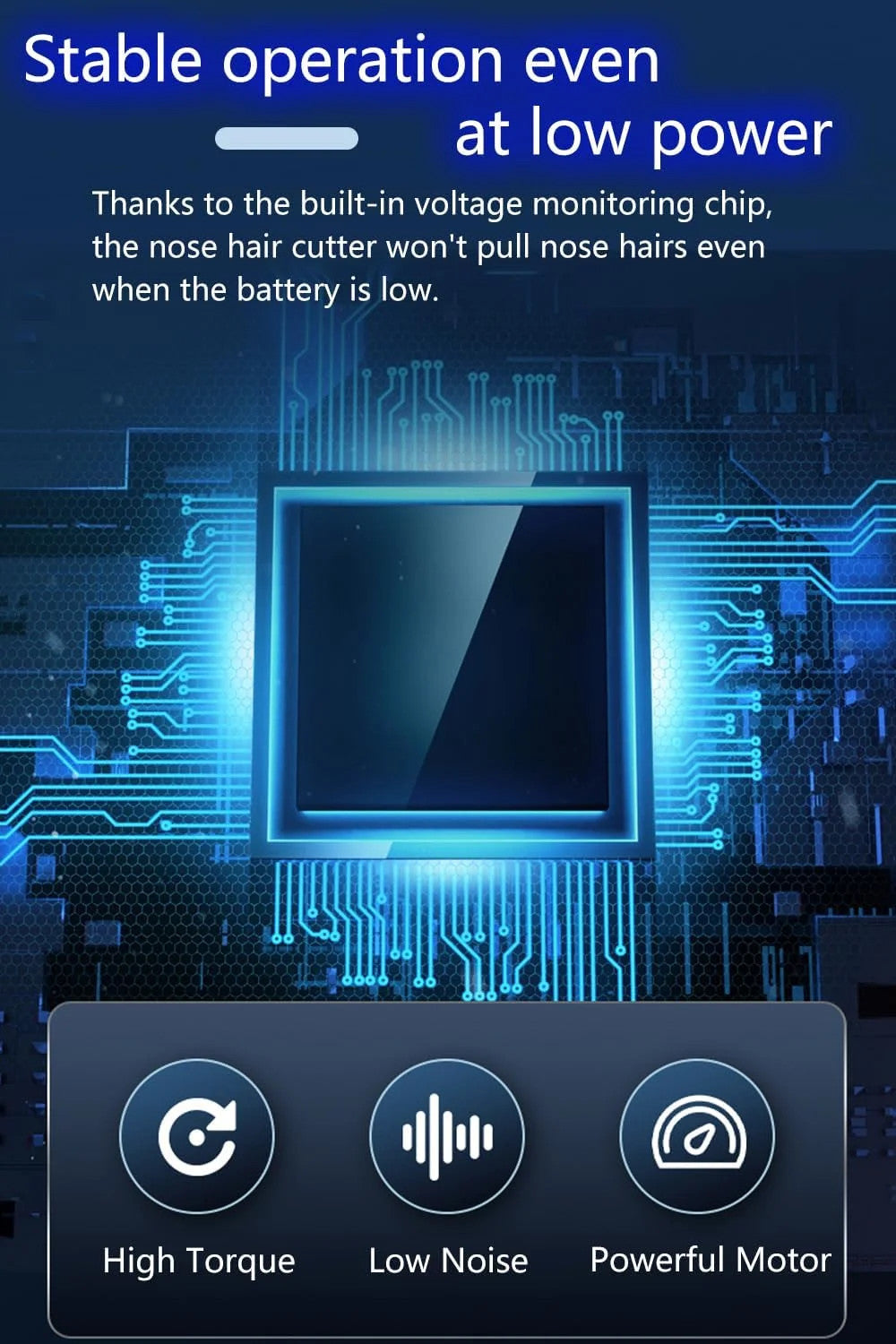 USB Rechargeable Nose & Ear Hair Trimmer - Painless, Compact, Quiet, Portable