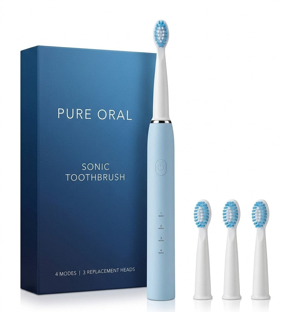 Manual Toothbrush with Baking Soda for Deep Cleaning & Whitening