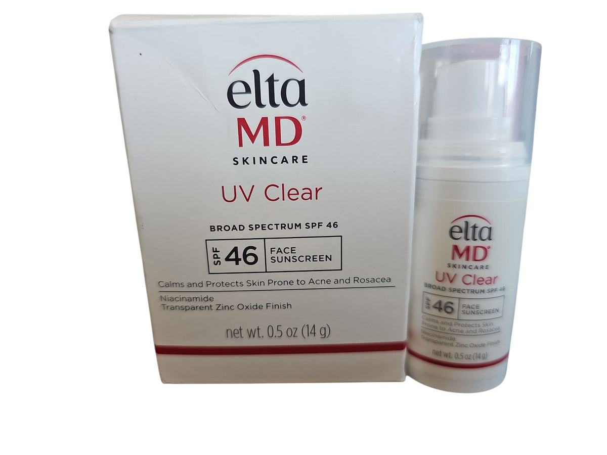 EltaMD UV Clear SPF 46 Sunscreen - Travel Size .5 oz, Oil-Free, Sensitive Skin