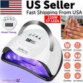 220W UV LED Nail Dryer Lamp for Gel Polish Curing Manicure Equipment