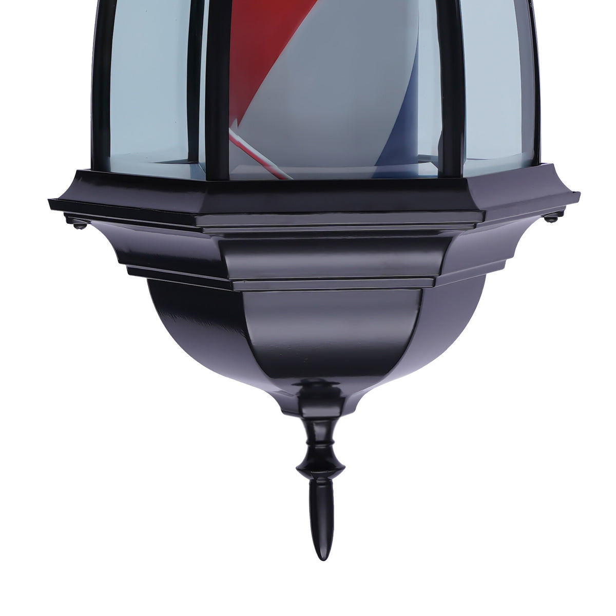 20 Inch LED Rotating Sign Light for Barbershops and Salons