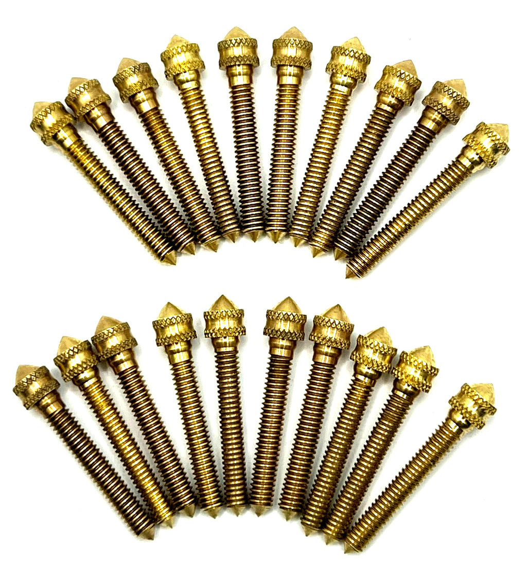Solid Brass Tattoo Machine Contact Screws Binding Posts - Made in USA