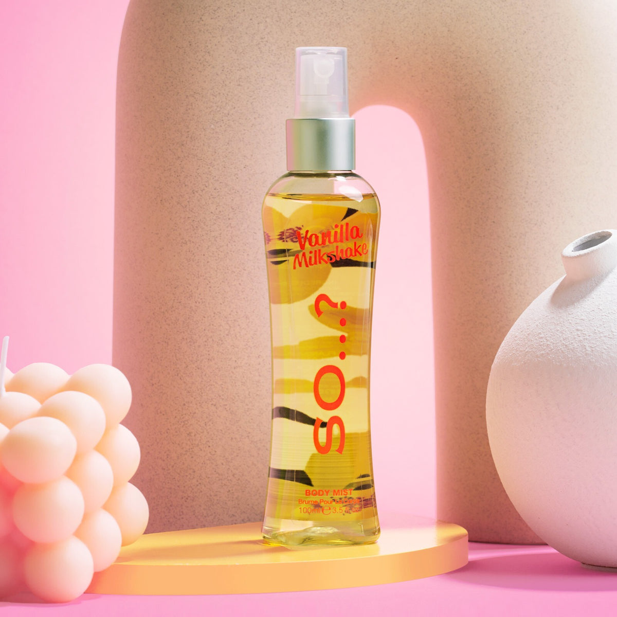 Vanilla Milkshake Body Mist for Women - 3.5 oz Fragrance Spray