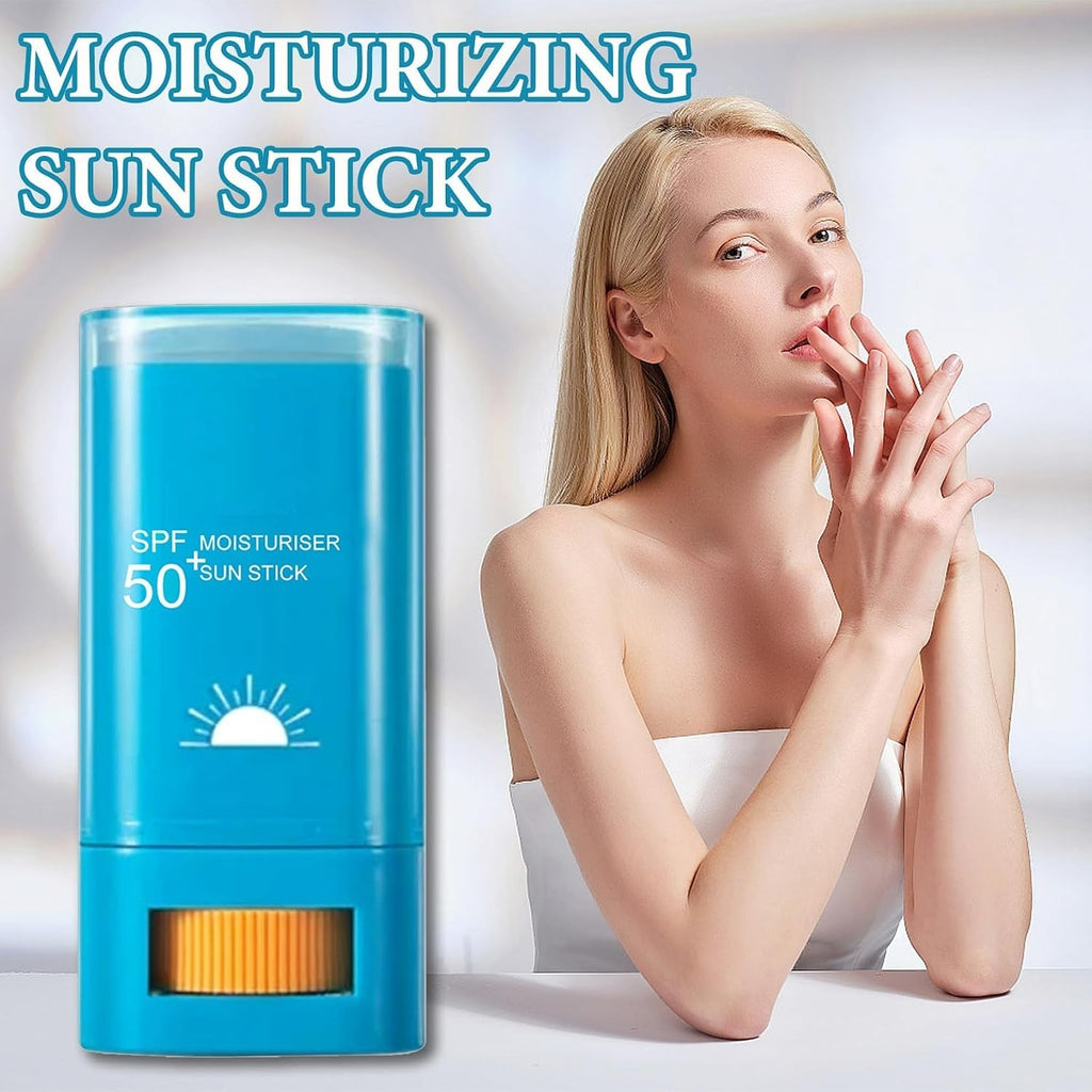 SPF 50+ Face Sunscreen Stick Waterproof Moisturizing Sunblock
