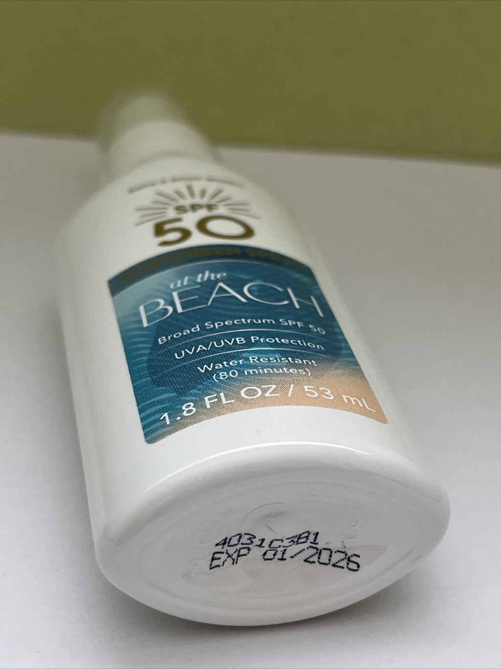 Travel Size SPF 50 Sunscreen Spray - Water-Resistant Broad Spectrum Protection