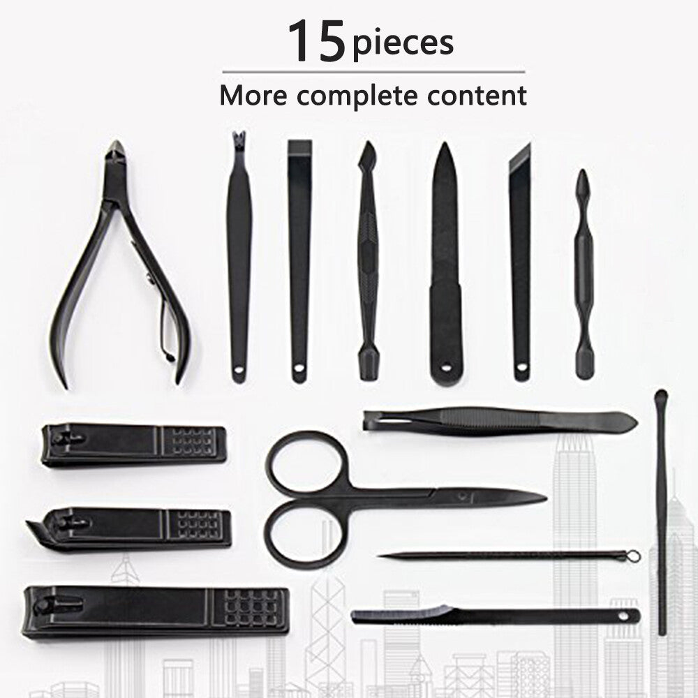 Electric Nail Drill Manicure Pedicure Kit with 12-Piece Tools & 6 Diamond Bits