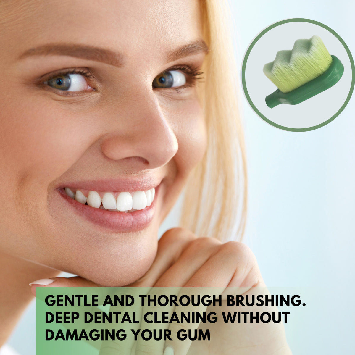 Extra Soft Nano Toothbrush with Aloe Infused Bristles for Sensitive Gums - 2 Pack