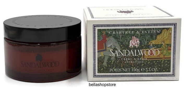 Men's Aromatic Sandalwood Shave Cream - 5.3 oz Natural Grooming Product
