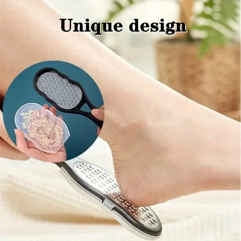 Double Sided Foot File Callus Remover - Stainless Steel Pedicure Tool