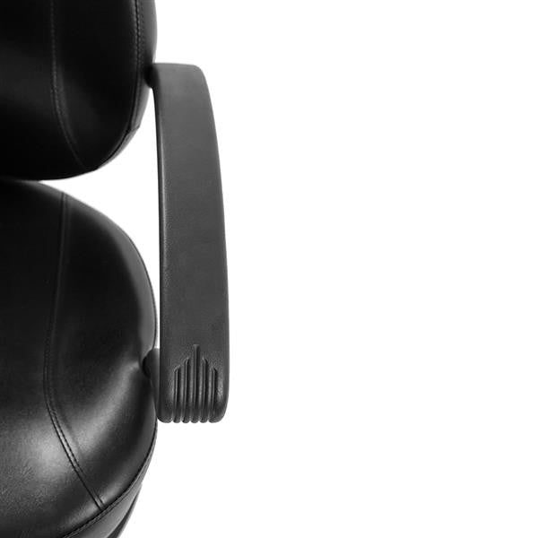 Adjustable Hydraulic Barber Chair for Salon & Spa Black