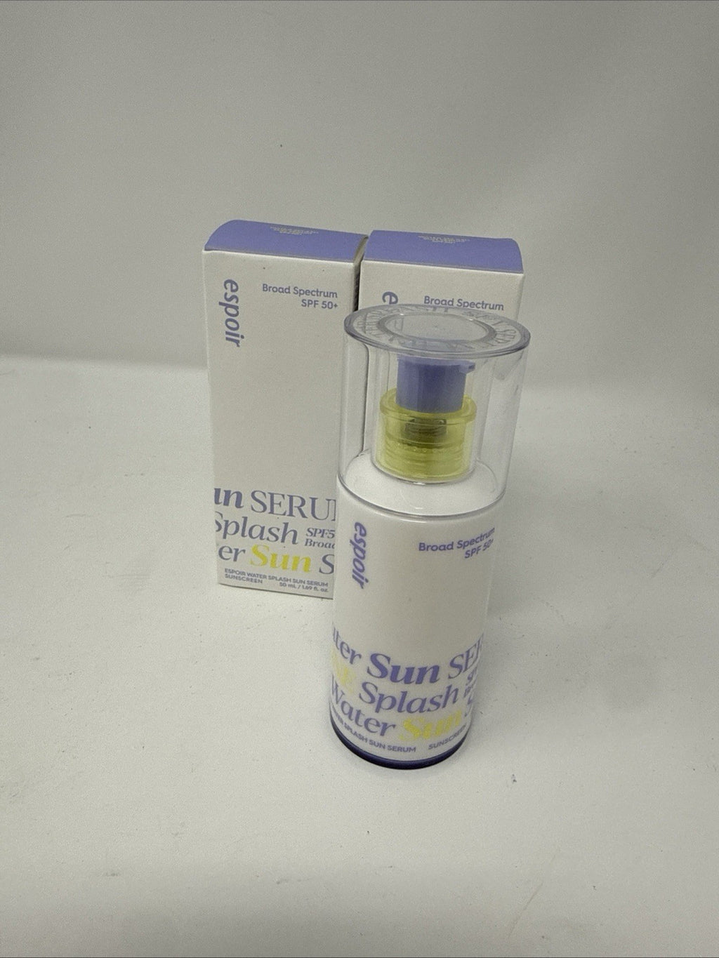 SPF 50 Water Splash Sun Serum Sunscreen - 1.69 Fl Oz (50ml) Pack of 2