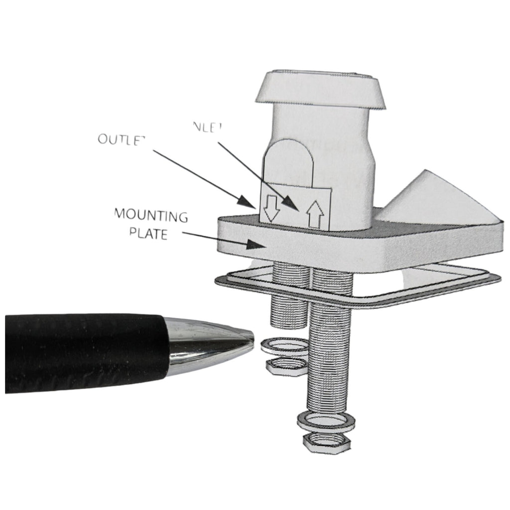 Shampoo Bowl Faucet Vacuum Breaker Kit for Salon Spa Hair Stations