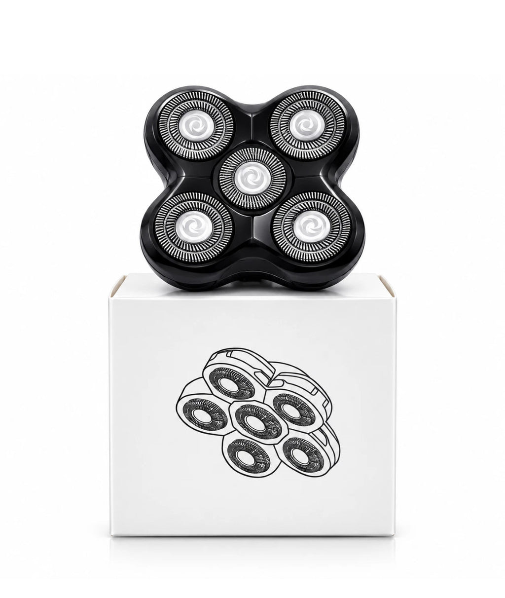 Waterproof Rotary Shaver Replacement Blades for Men - 5 Head Refills