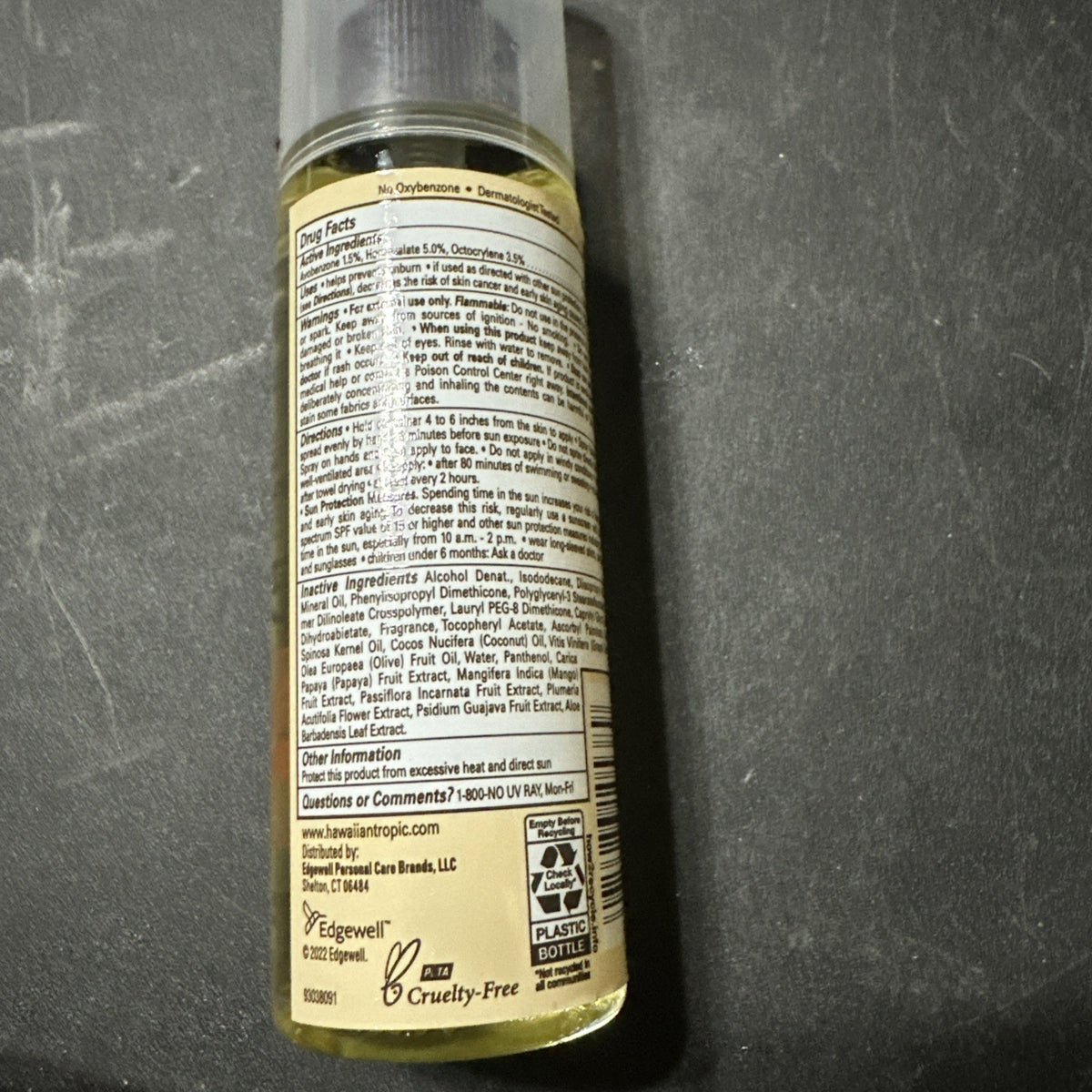 Hawaiian Tropic Silk Hydration Weightless Body Oil Mist SPF 15 - 5 fl oz