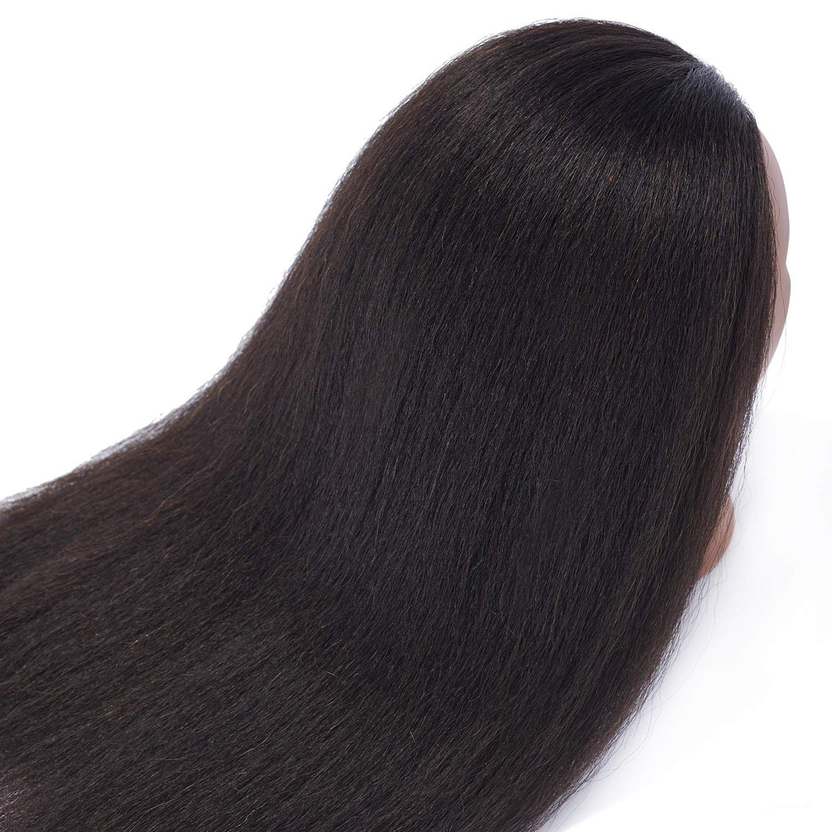 Mannequin Head with 16-Inch Real Hair for Hair Styling & Cosmetology Practice