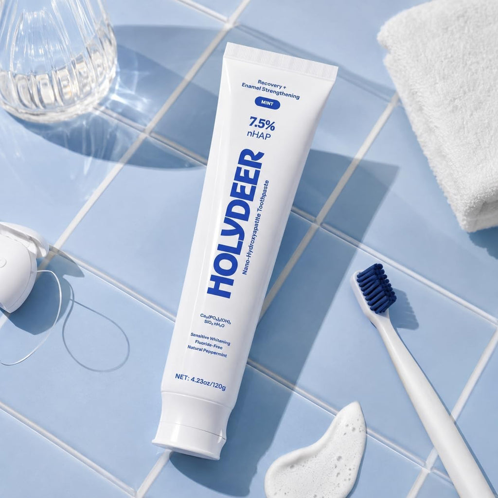 Nano-Hydroxyapatite Toothpaste Mint 7.5% Fluoride-Free Sensitive Whitening
