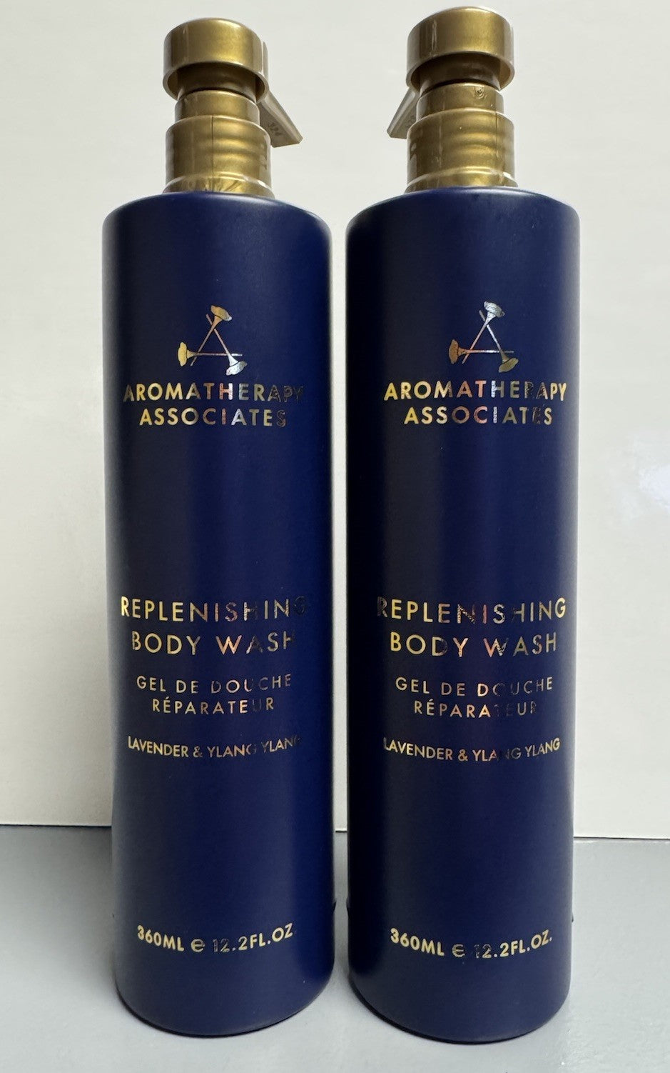 Aromatherapy Associates Replenishing Body Wash Set - 2 Bottles 12.2oz Each
